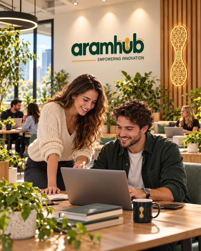 ARAMHub start-up founders collaborating